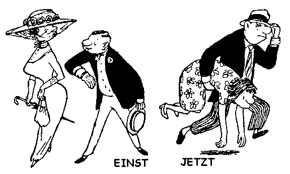 Einst - Jetzt